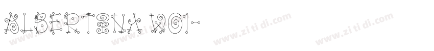 Albertina W01字体转换